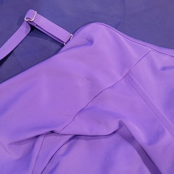NWOT Athleta Twister Takini Swim Bathing Suit Top Purple 34B/C - Picture 13 of 13